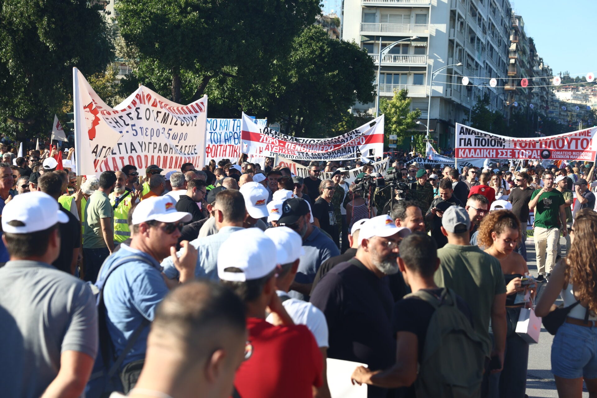 Συγκέντρωση ΠΑΜΕ στη Θεσσαλονίκη