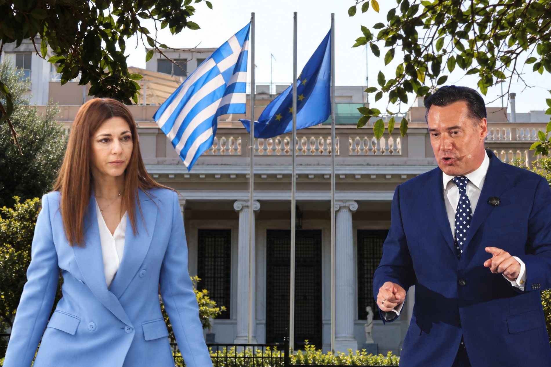Τρέχουν και δεν φτάνουν στο Μαξίμου με τον Γεωργιάδη και τη Ζαχαράκη