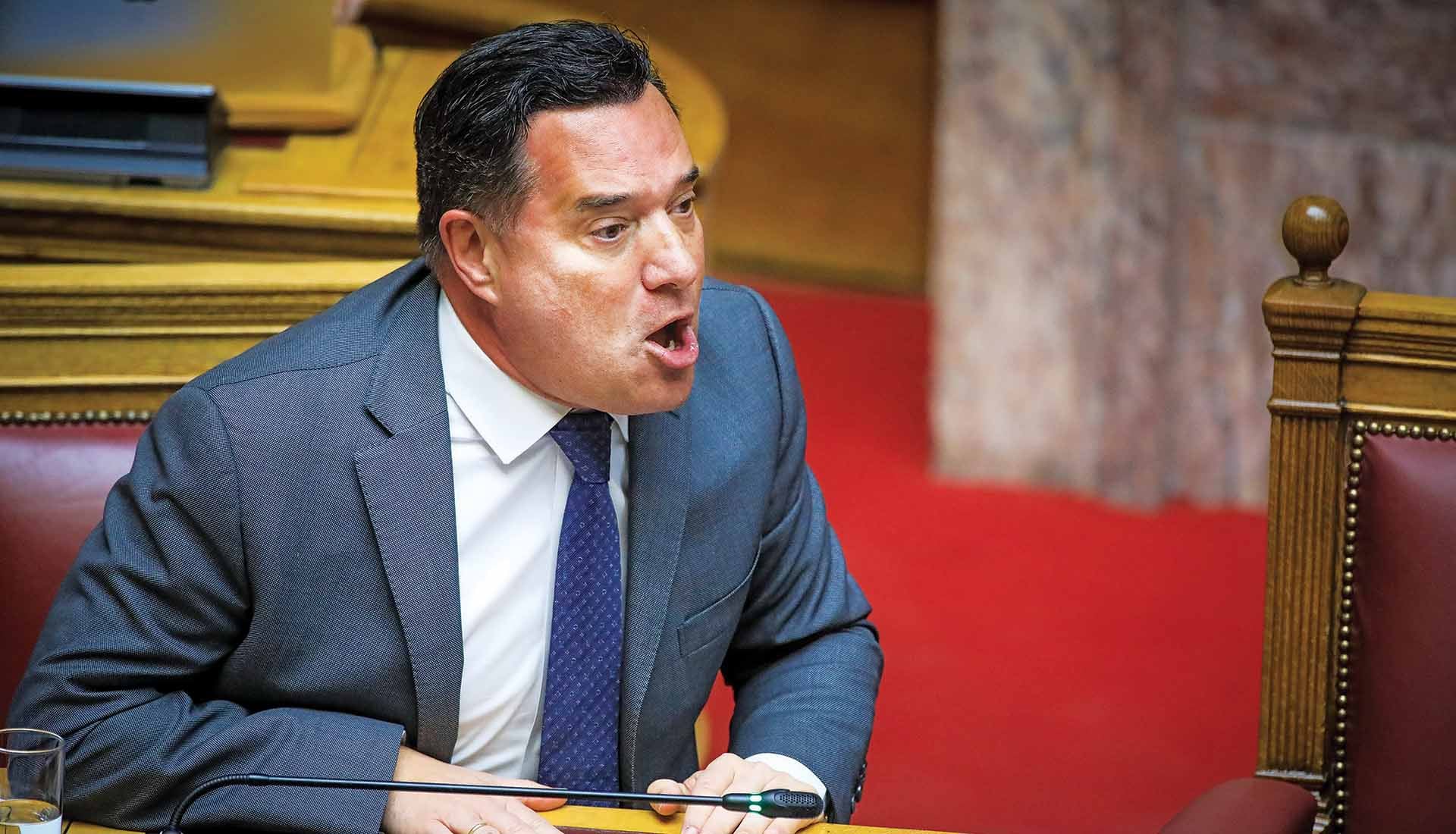 Παραλήρημα και ψέματα του Άδωνη Γεωργιάδη
