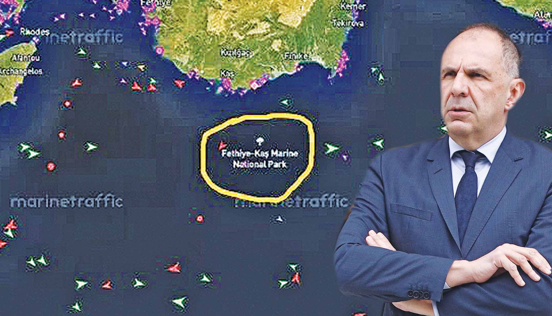 Marine Traffic: Παραμένει στο site η τουρκική ονομασία για το Καστελόριζο