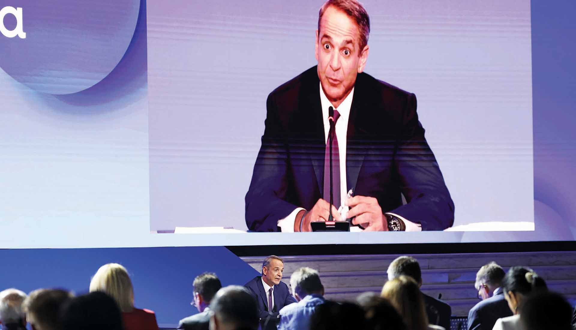 ΔΕΘ: Ο «κουμπαράς» του Μητσοτάκη και ο λογαριασμός της ψήφου