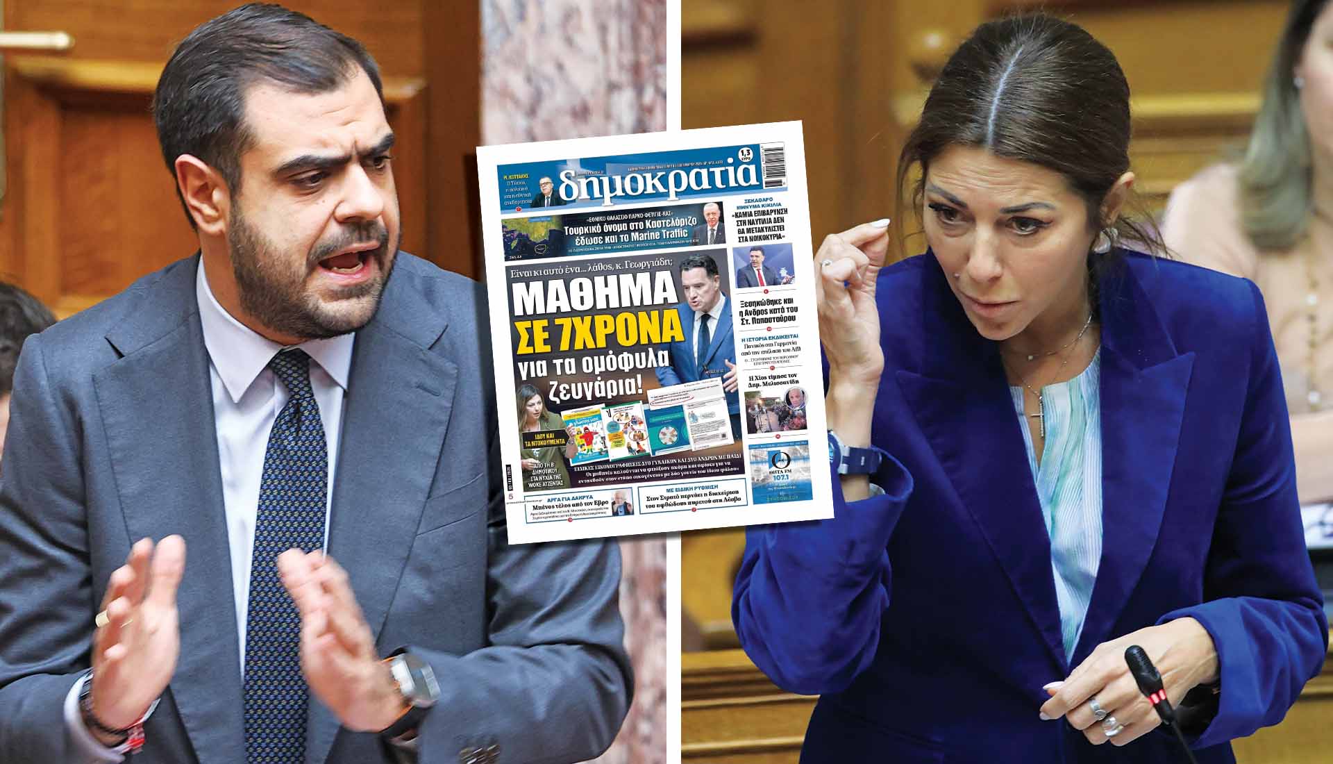 «Αδειάζουν» τώρα τη Ζαχαράκη για το βιβλίο με τα ομόφυλα ζευγάρια