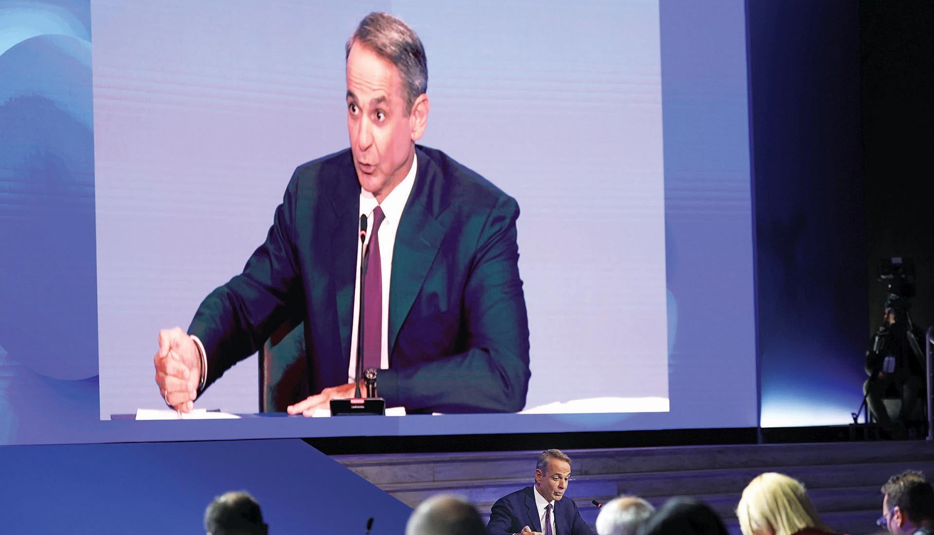 Συνέντευξη τύπου του Πρωθυπουργού Κυριάκου Μητσοτάκη στη 9 ΔΕΘ