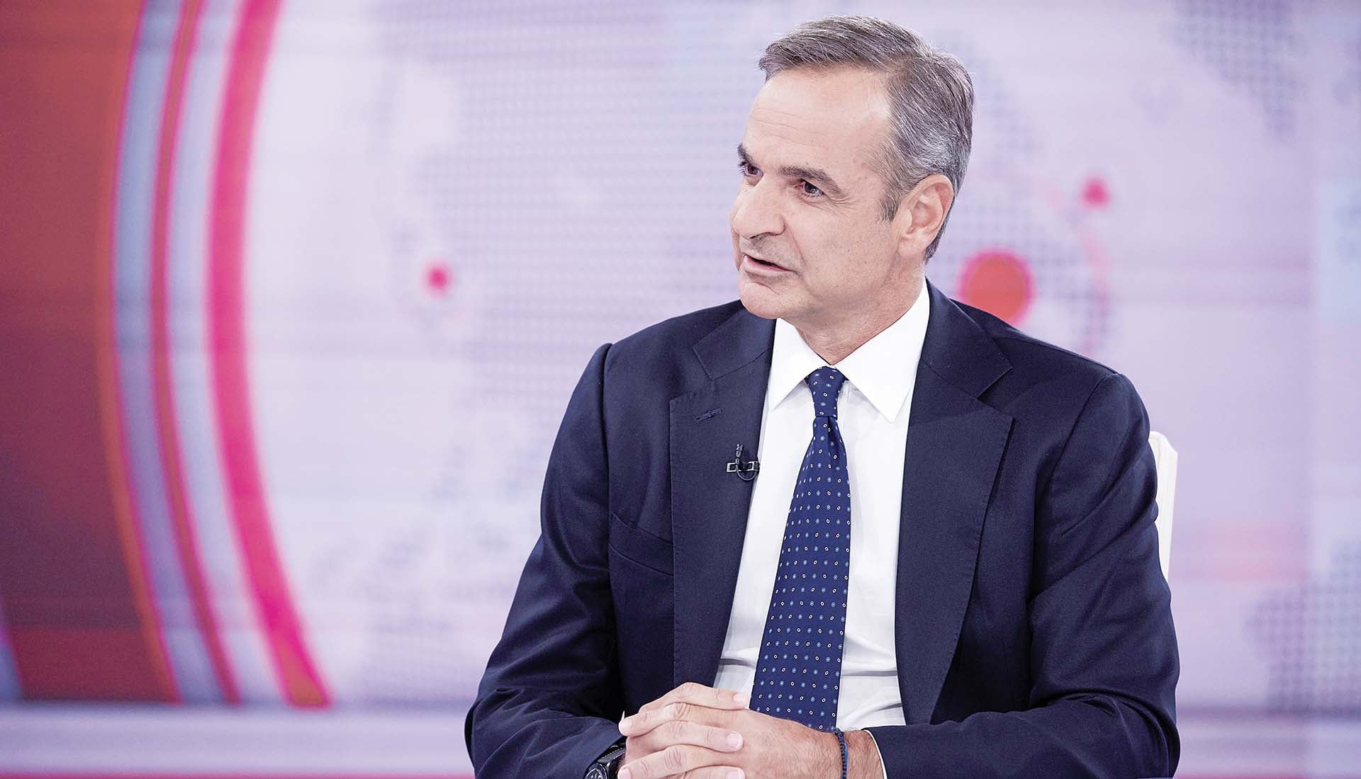 Συνέντευξη του πρωθυπουργού Κυριάκου Μητσοτάκη στο κεντρικό δελτίο ειδήσεων του ERTNews