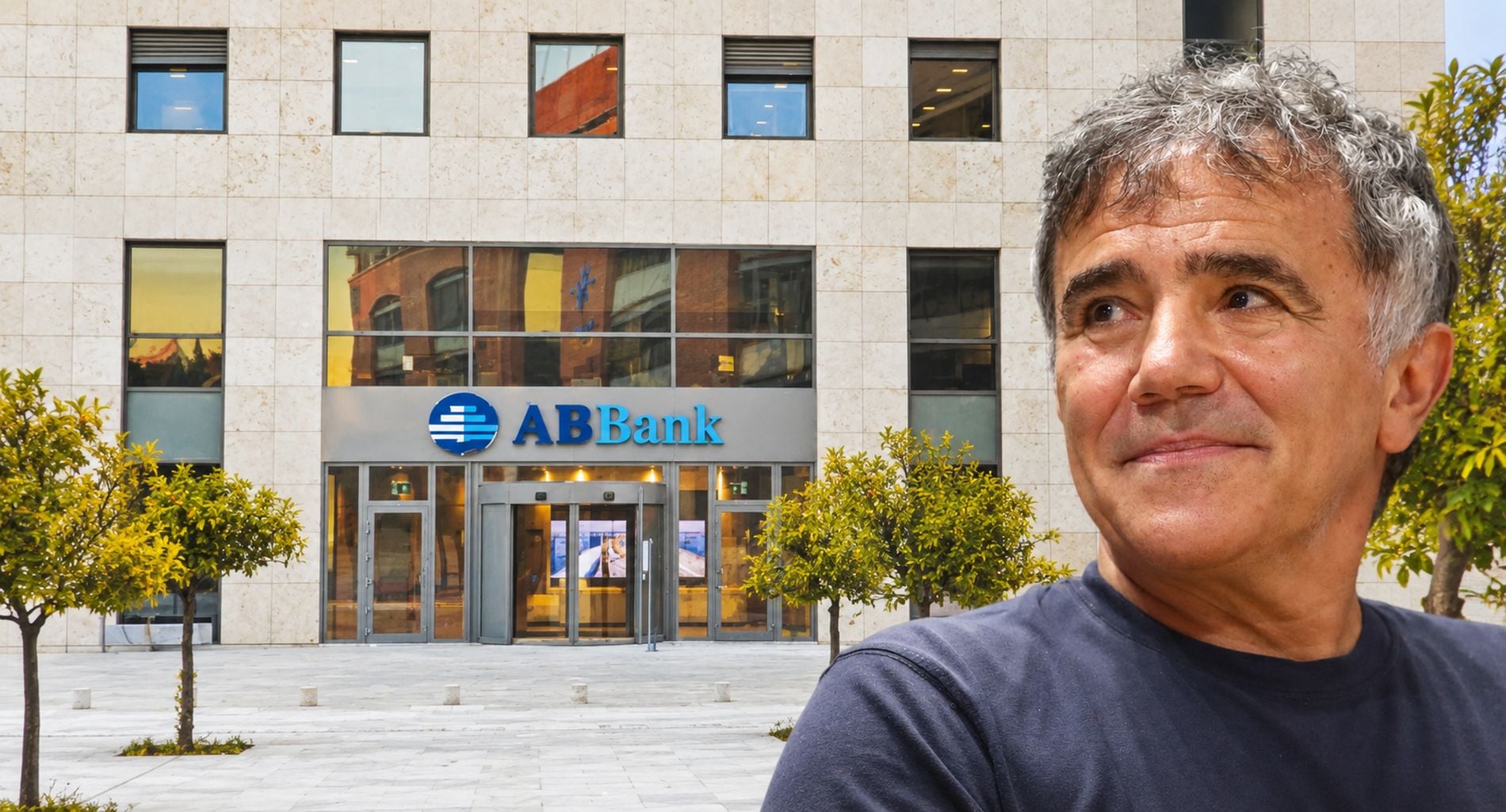 Η Aegean Baltic Bank και στα δεξιά ο Τέλης Μυστακίδης