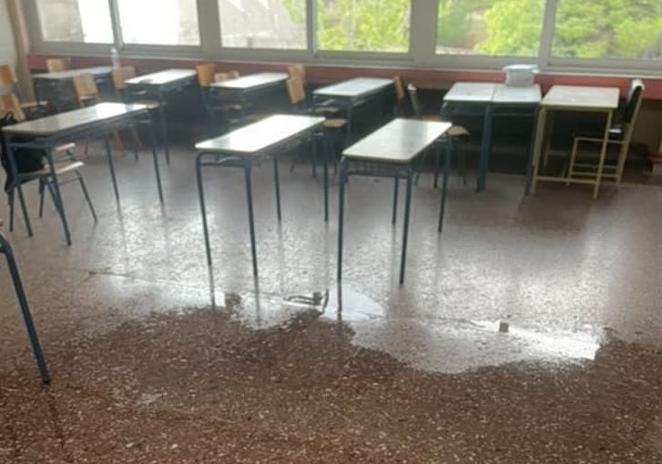 Σχολείο Λαμία πλημμύρα Σχολείο Λαμία πλημμύρα