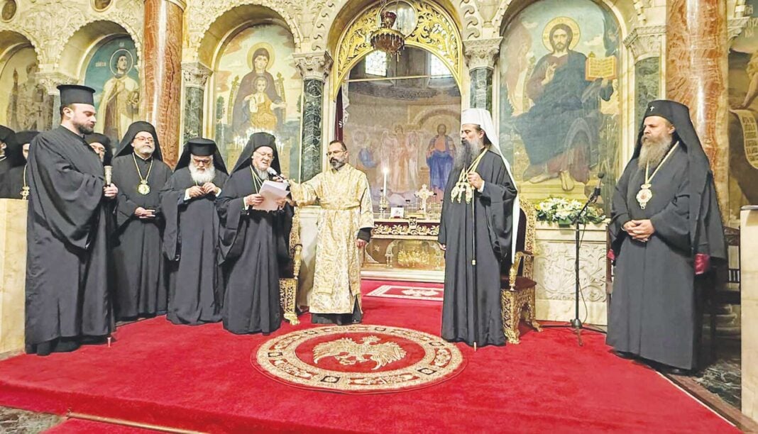 Ο Οικουμενικός Πατριάρχης Βαρθολομαίος Ο Οικουμενικός Πατριάρχης Βαρθολομαίος